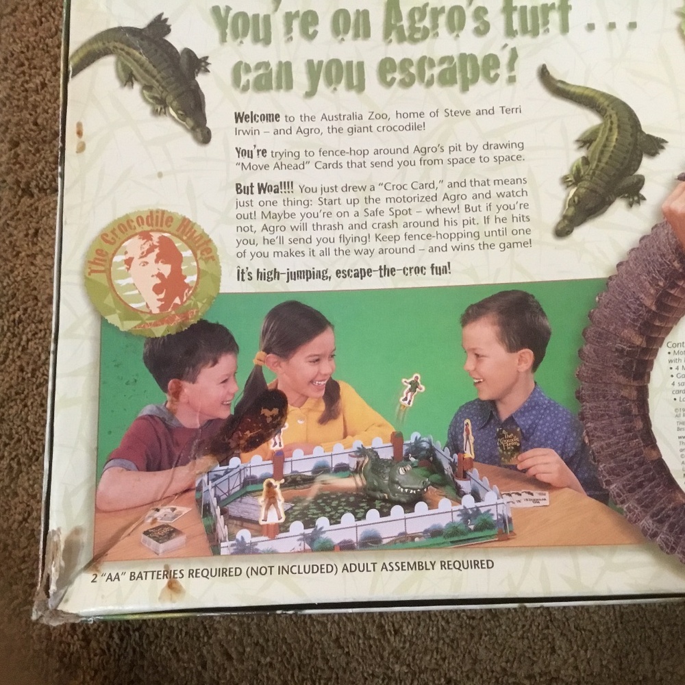 The Crocodile Hunter Game (1999) Motorized Croc “Agro” - Picture 9 of 16